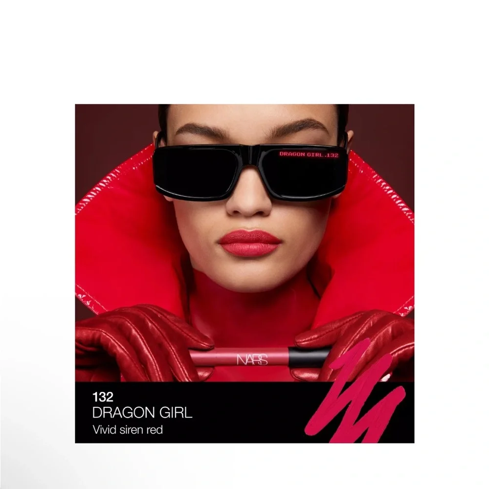 NWT NARS Powermatte High-Intensity Lip Pencil - Dragon Girl (red) - size 2.4g